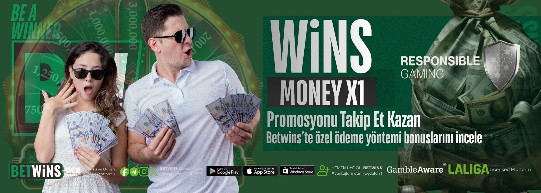 BETWINS WINS MONEY